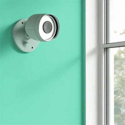 Jonesboro vivint camera facing a window